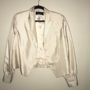 Silk blazer